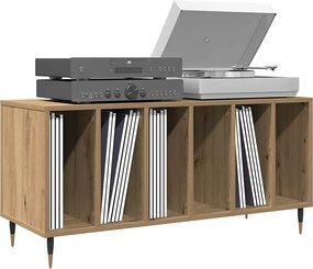 vidaXL Ντουλάπι δίσκων βινυλίου artisan δρυς 100 x 38 x 48 εκ.