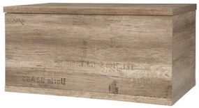 Τραπεζάκι σαλονιού Boston T110, Canyon δρυς, 46x49x93cm, 31 kg, Πλαστικοποιημένη μοριοσανίδα, Γωνιακό | Epipla1.gr