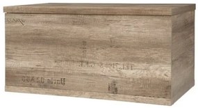 Τραπεζάκι σαλονιού Boston T110, Canyon δρυς, 46x49x93cm, 31 kg, Πλαστικοποιημένη μοριοσανίδα, Γωνιακός | Epipla1.gr
