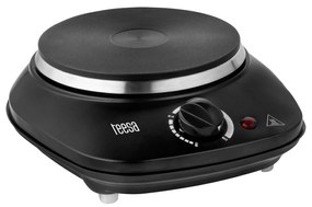Teesa TSA0201 Επιτραπέζια Εστία Εμαγιέ Μονή Μαύρη 1000W