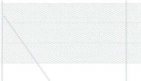 vidaXL Φράχτης Εξαγώνου Πράσινο 1,4 x 10 m PVC