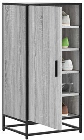 Ράφι παπουτσιών vidaXL Γκρι Sonoma 48x38x97,5 cm Κατασκευασμένο ξύλο