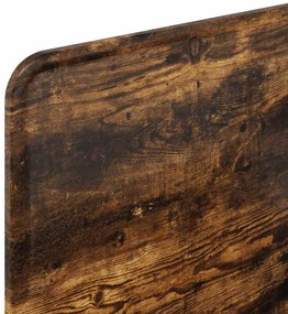 vidaXL Κεφαλάρι Καπνιστό Δρύς 80 cm Επεξεργασμένο ξύλο