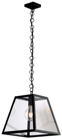 Φωτιστικό Οροφής I-Lexington-S1 Black Luce Ambiente Design Metal, Glass