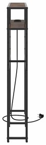 vidaXL Κεφαλάρι Αποθήκης Καφέ δρυς 75 cm Επεξεργασμένο ξύλο