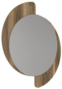 Καθρέπτης τοίχου Sevilla Μegapap χρώμα καρυδί 59,2x2,2x69εκ.