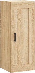 vidaXL Ντουλάπι Τοίχου Sonoma Δρυς 34,5 x 34 x 90 εκ. Επεξεργ. Ξύλο