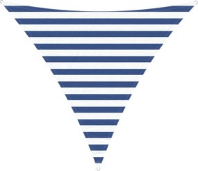 vidaXL Πανί σκιάς Μπλε και άσπρο 2 x 2 x 2 m 100% Πολυέστερ Οξφόρδη