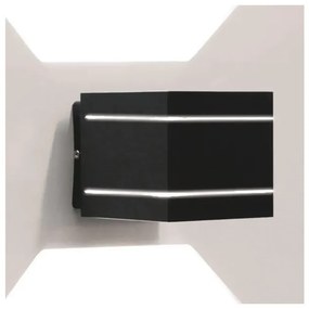 Απλίκα Φωτιστικό Τοίχου 201 Κύβος LIGHTUP-201-BLACK-Μαύρο 201-BLACK