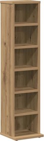vidaXL Ντουλάπι CD Artisan Oak 21x20x88 cm Κατασκευασμένο ξύλο