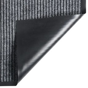 vidaXL Πατάκι Εισόδου Ριγέ Γκρι 40 x 60 εκ.