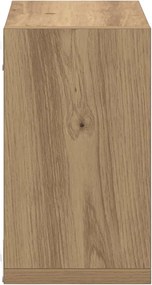 vidaXL Ράφια Τοίχου με ράφι Επιτοίχιο Artisan Oak Επεξεργασμένο ξύλο