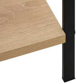 vidaXL Ραφιέρα 4 Επιπέδων Δρυς 60x27,6x124,5 εκ. Επεξεργασμένο Ξύλο