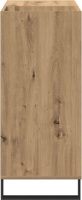 vidaXL Ντουλάπι δίσκων βινυλίου artisan δρυς 84,5 x 38 x 89 εκ