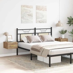 vidaXL Κομοδίνα 2 τεμ Τοίχου Μοντέρνος Δρυς 35x35x20 εκ