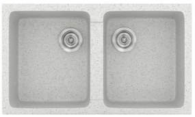 Sanitec Classic 334 Granite White Ένθετος Νεροχύτης