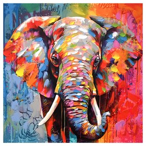 ΠΙΝΑΚΑΣ ΣΕ ΚΑΜΒΑ ELEPHANT INART 80X3X80ΕΚ