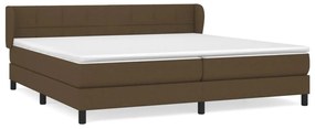 ΚΡΕΒΑΤΙ BOXSPRING ΜΕ ΣΤΡΩΜΑ ΣΚΟΥΡΟ ΚΑΦΕ 200X200 ΕΚ. ΥΦΑΣΜΑΤΙΝΟ 3126272