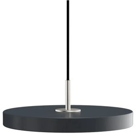 Φωτιστικό Οροφής Asteria Mini Steel 2207C4174 Φ31x3.3cm Led 900lm 14W 3000k Anthracite Umage