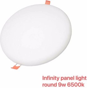 Φωτιστικό LED - Round Panel - Χωνευτό - 9W - 6500K - 790658