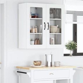 vidaXL Ραφιέρα τοίχου LUCCA Λευκό 40 x 31 x 80 εκ. Επεξεργασμένο Ξύλο