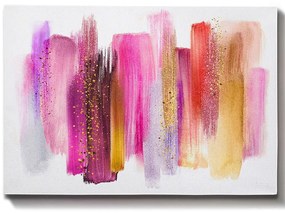 Πίνακας Καμβάς 529TCR1572 100x70cm Multi Wallity Οριζόντιοι Wood, Canvas