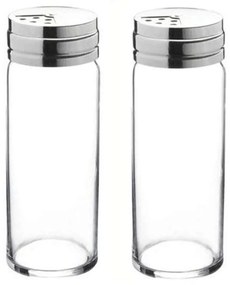Αλατοπίπερο Basic SP43890G2 240ml Clear-Silver Espiel Steel,Glass