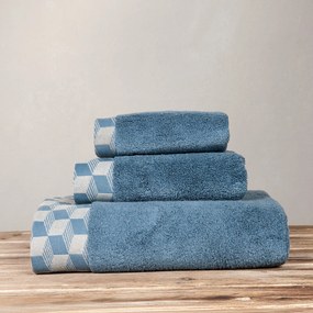 Πετσέτα Σώματος (90x145) Nima Luxe Denim Blue 600gsm