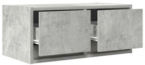 vidaXL Έπιπλο Τηλεόρασης Γκρι μπετόν 60x31x25,5 εκ. Επεξεργασμένο Ξύλο