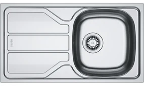 Franke Flash FLN 611-78 Ένθετος Ανοξείδωτος νεροχύτης Σατινέ Μ78xΠ43.5cm