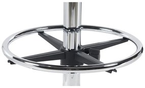 Καρέκλα γραφείου Icina pu σε μαύρη απόχρωση 58x54x102-123εκ 58x54x123 εκ.