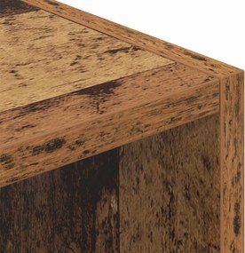vidaXL Πλαϊνό γραφείο Παλιό ξύλο 90 x 30 x 90 cm