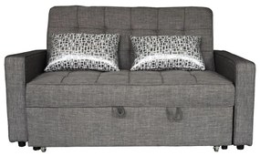 Καναπές Κρεβάτι Διθέσιος ArteLibre SIRO Γκρι Σκούρο 152x102x90cm