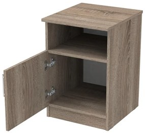Κομοδίνο Galdi μελαμίνη σε καρυδί απόχρωση 40x45x60εκ 40x45x60 εκ.