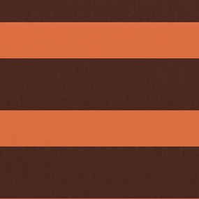 vidaXL Διαχωριστικό Βεράντας Πορτοκαλί/Καφέ 90 x 600 εκ. Ύφασμα Oxford