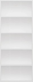 Βιβλιοθήκη Λευκό AGUR 60x20x147