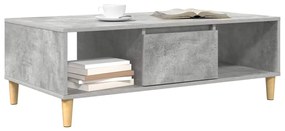 vidaXL Τραπεζάκι σαλονιού Σκυρόδεμα Γκρι 103,5 x 60 x 35 εκ