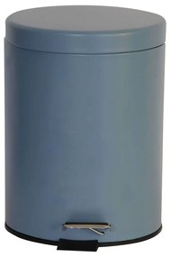 Κάδος Απορριμμάτων Classic 02-3777 Μπλε Ματ 5Lt Estia Metal
