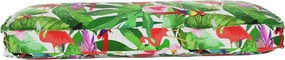 vidaXL Μαξιλάρι Floral Πολύχρωμο 120 x 50 x 12 εκ. Ύφασμα Όξφορντ