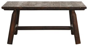 vidaXL Τραπεζάκι Σαλονιού 90 x 50 x 41 εκ. από Μασίφ Ξύλο Ερυθρελάτης