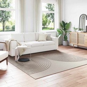 vidaXL Χαλί εσωτερικού χώρου GALATI Μπεζ 240 x 240 cm Πολυεστέρας