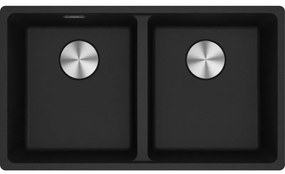 Franke MRG 620-35-35 Ένθετος Γρανιτένιος Νεροχύτης 80cm Onyx