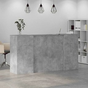 vidaXL Γραφείο υποδοχής 200x50x103,5 εκ. Επεξεργασμένο Ξύλο