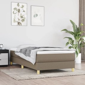 ΚΡΕΒΑΤΙ BOXSPRING ΜΕ ΣΤΡΩΜΑ TAUPE 80X200 ΕΚ. ΥΦΑΣΜΑΤΙΝΟ 3144131