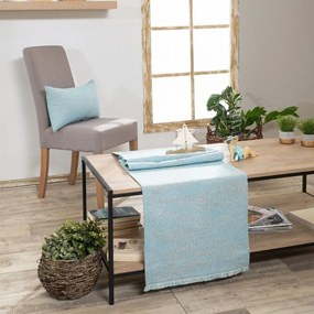 Τραβέρσα Avellino 05 Blue Teoran 45X180 Cotton-Polyester