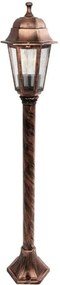 Φωτιστικό Δαπέδου Κολωνάκι Vitro 203-0197 16x16x100cm 1xE27 Bronze GloboStar