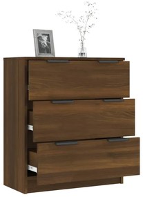 vidaXL Μπουφές Καφέ Δρυς 60 x 30 x 70 εκ. από Επεξεργασμένο Ξύλο