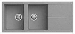 Νεροχύτης κουζίνας UNICO 500 Titanium 73 ELLECI 116x50cm - LMU50073