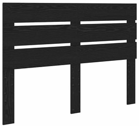 vidaXL Κεφαλάρι Μαύρη Οξυά 140 cm Επεξεργασμένο ξύλο