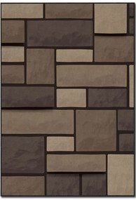 Χαλί Asr Crpt-102 288NGR2178 Brown Conceptum Hypnose 80X140cm